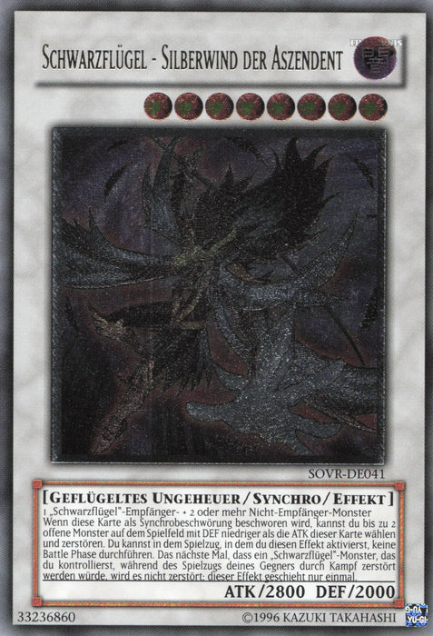 Schwarzflügel - Silberwind der Aszendant (V.2) SOVR-DE041 Ultimate Rare