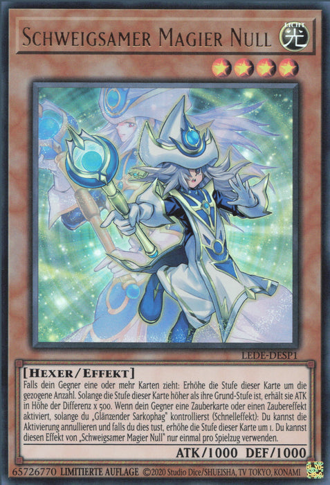 Schweigsamer Magier Null (V.3) LEDE-DESP1 Ultra Rare Deutsch