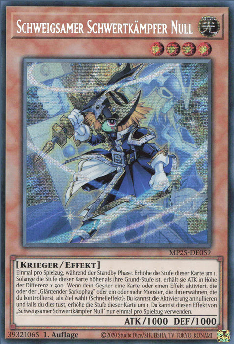 Schweigsamer Schwertkämpfer Null MP25-DE059 Secret Rare Deutsch