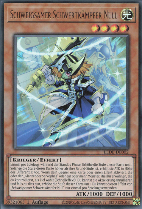Schweigsamer Schwertkämpfer Null (V.1) LEDE-DE002 Ultra Rare Deutsch