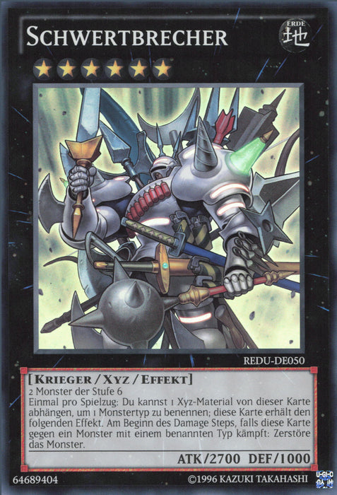 Schwertbrecher REDU-DE050 Super Rare Deutsch