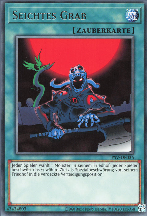 Seichtes Grab PSV-25TH-DE036 Rare Deutsch