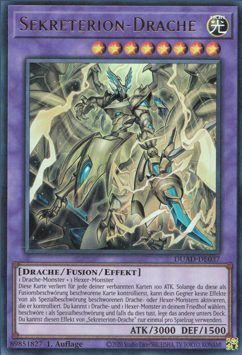 Sekreterion-Drache DUAD-DE037 Ultra Rare Deutsch