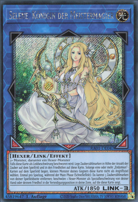 Selene, Königin der Meistermagier (V.4) RA01-DE047 Platinum Secret Rare