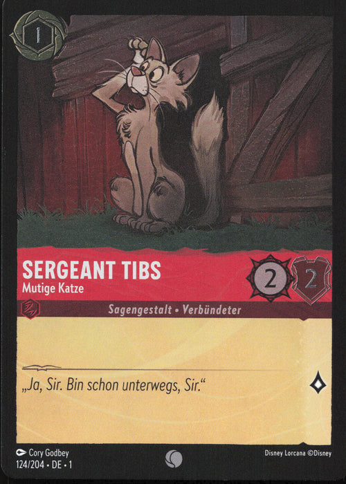 Sergeant Tibs - Mutige Katze 1TFC-124 Common Deutsch