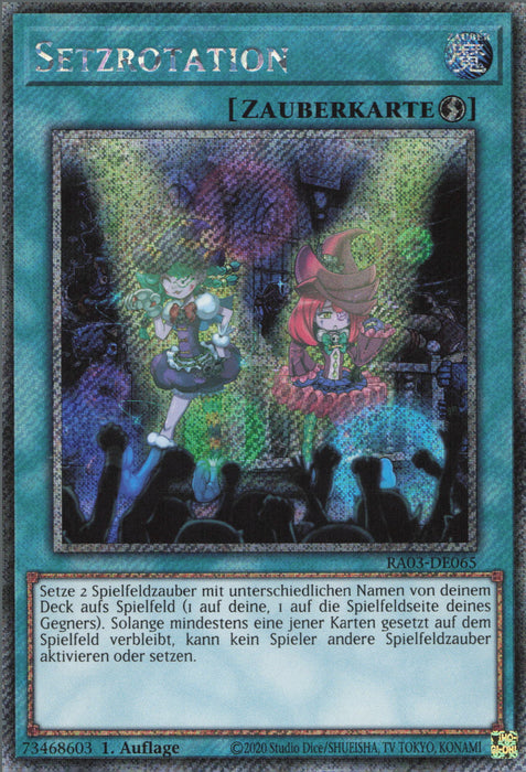 Setzrotation (V.4) RA03-DE065 Platinum Secret Rare Deutsch