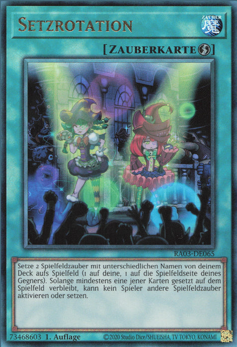 Setzrotation (V.7) RA03-DE065 Ultimate Rare Deutsch