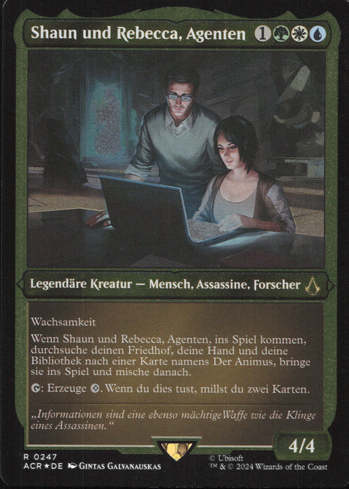 Shaun und Rebecca, Agenten (V.2) XACR-247 Rare Deutsch