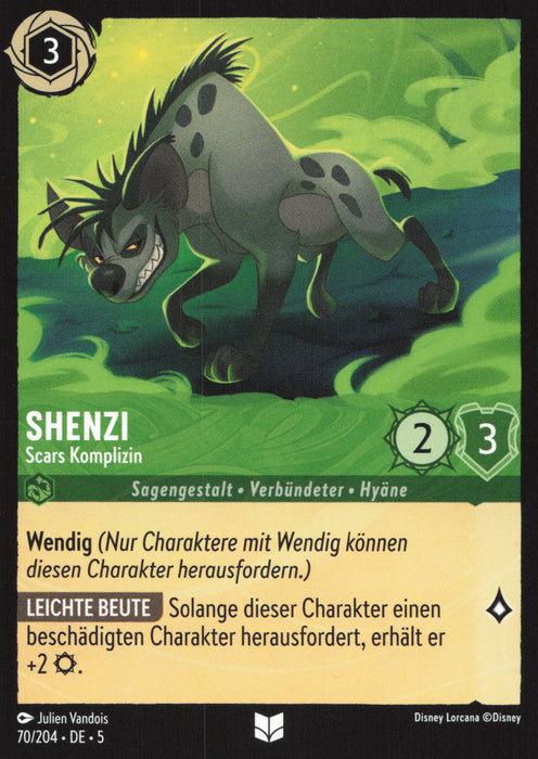 Shenzi - Scars Komplizin 5SSK-70 Uncommon Deutsch