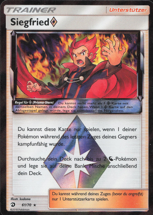 Siegfried Prism Star DRM-61 Holo Rare Deutsch