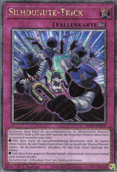 Silhouhute-Trick (V.2) INFO-DE079 Quarter Century Secret Rare Deutsch