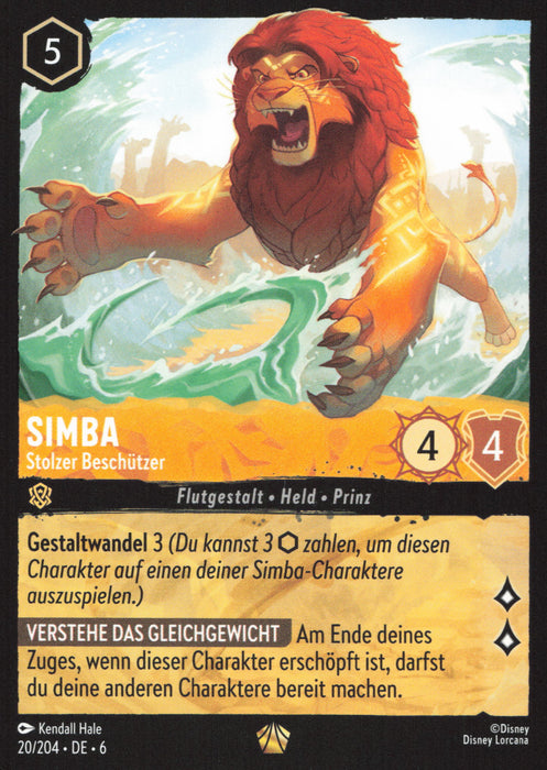 Simba - Stolzer Beschützer 6AZS-020 Legendary Deutsch