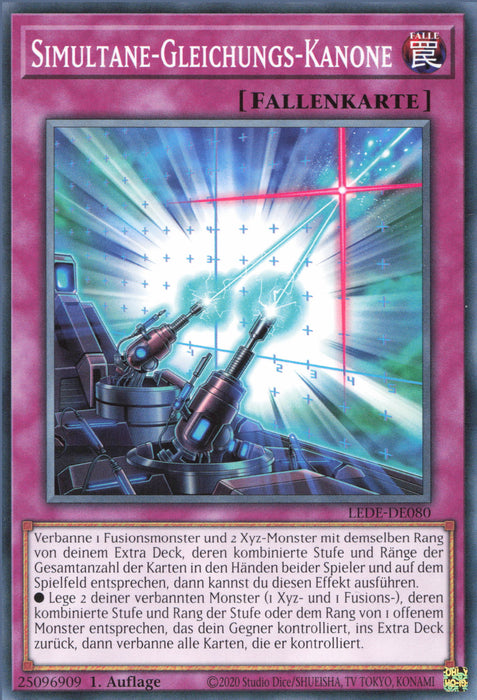 Simultane-Gleichungs-Kanone LEDE-DE080 Common Deutsch