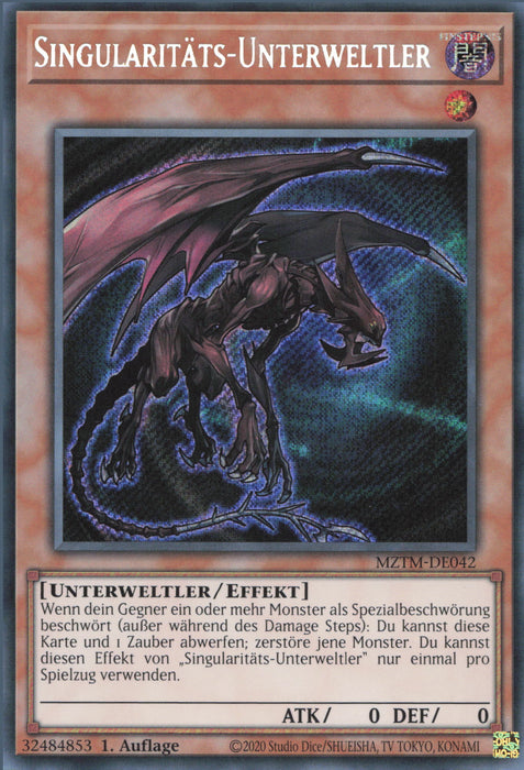 Singularitäts-Unterweltler MZTM-DE042 Secret Rare Deutsch