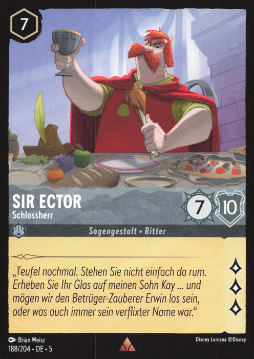 Sir Ector - Schlossherr 5SSK-188 Rare Deutsch