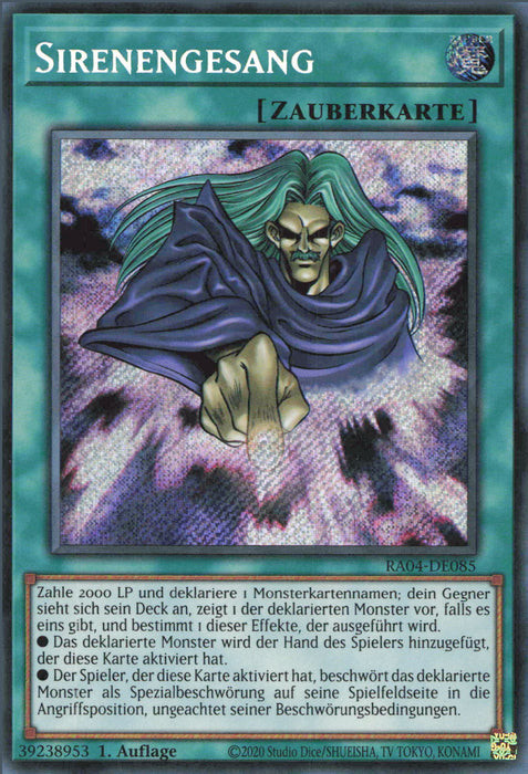 Sirenengesang (V.3) RA04-DE085 Secret Rare Deutsch