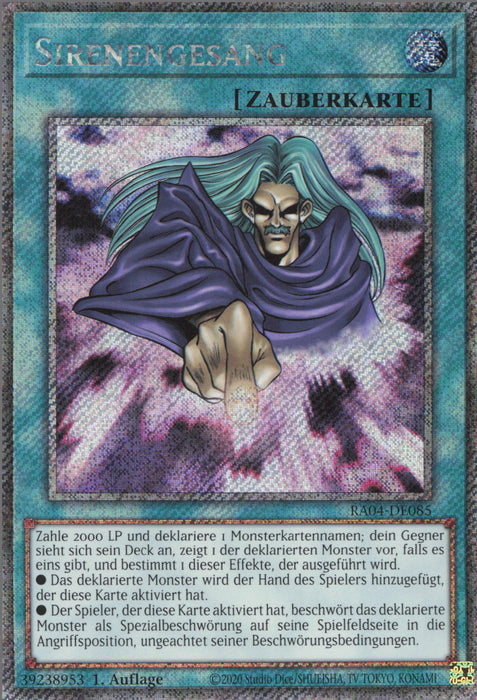 Sirenengesang (V.4) RA04-DE085 Platinum Secret Rare Deutsch
