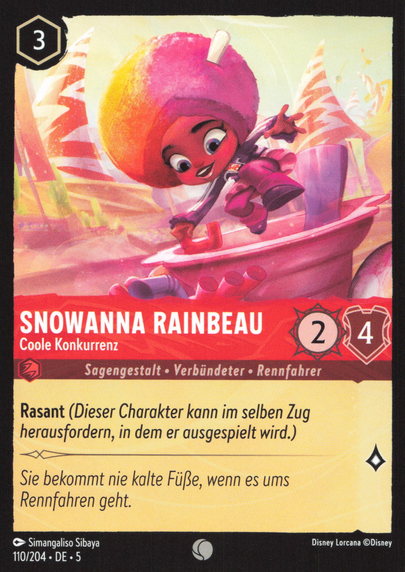 Alle Snowanna Rainbeau Charakterkarten in Disney Lorcana