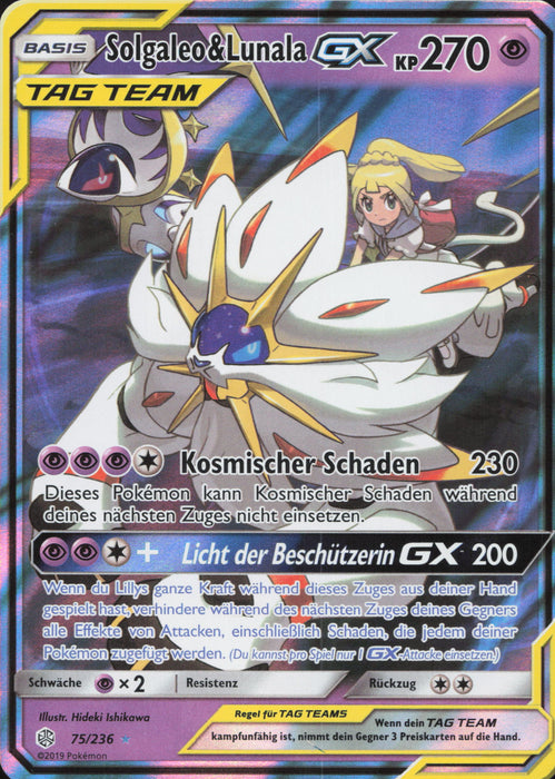Solgaleo & Lunala GX CEC-75 Ultra Rare Deutsch