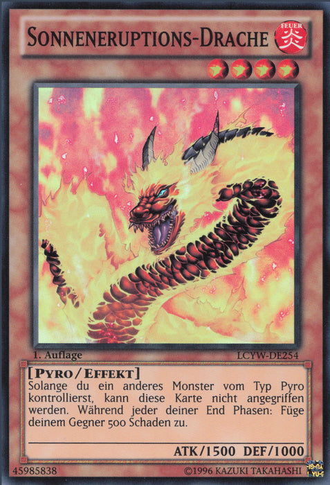 Sonneneruptions-Drache LCYW-DE254 Super Rare Deutsch