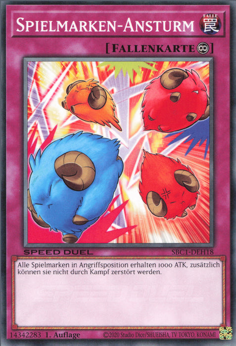 Spielmarken-Ansturm SBC1-DEH18 Common Deutsch