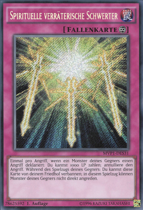 Spirituelle verräterische Schwerter (V.3) MVP1-DES31 Secret Rare