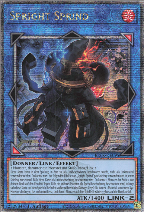 Spright Sprind (V.2) BLTR-DE095 Quarter Century Secret Rare Deutsch
