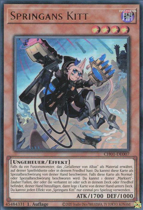 Springans Kitt CH01-DE007 Ultra Rare Deutsch