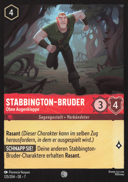 Stabbington-Bruder - Ohne Augenklappe 7ARI-125 Common Deutsch
