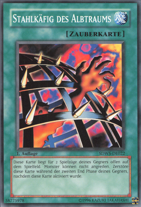 Stahlkäfig des Albtraums SDWS-DE022 Common