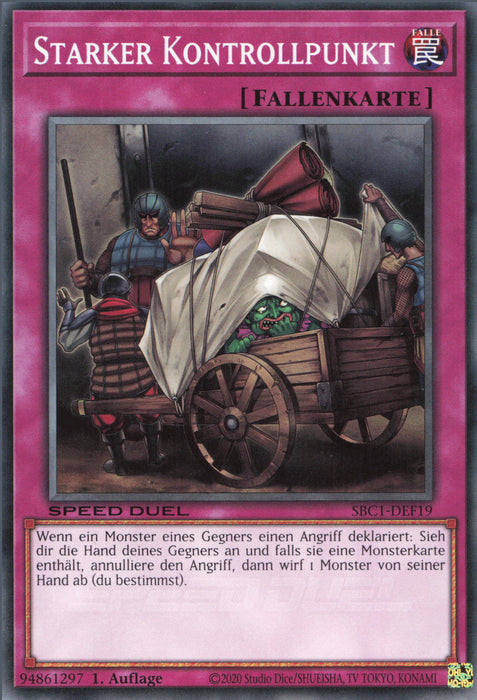 Starker Kontrollpunkt SBC1-DEF19 Common Deutsch