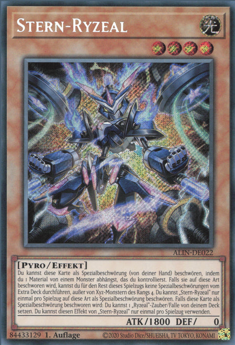 Stern-Ryzeal ALIN-DE022 Secret Rare Deutsch