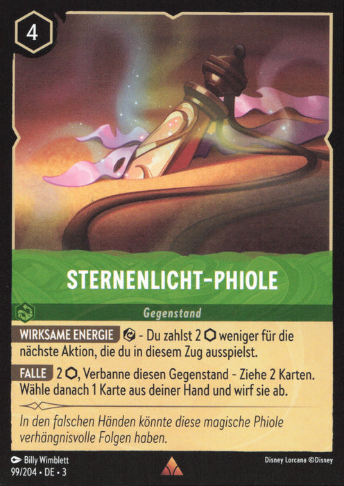 Sternenlicht-Phiole 3INK-099 Rare Deutsch