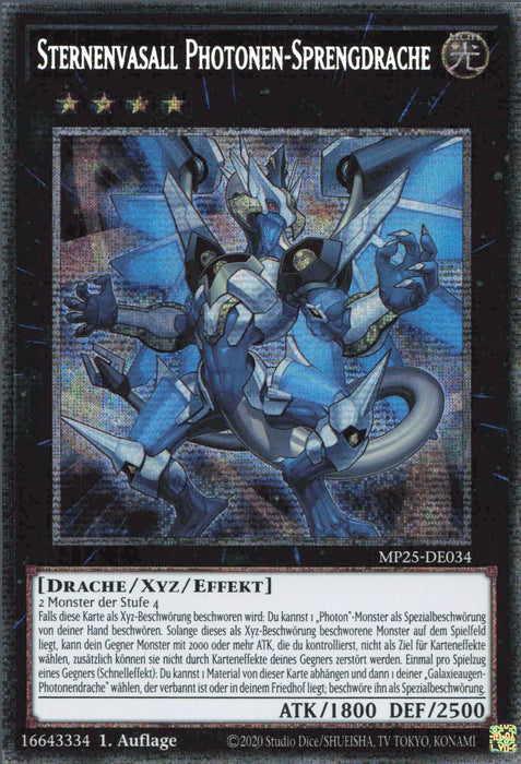 Sternenvasall Photonen-Sprengdrache MP25-DE034 Starlight Rare Deutsch