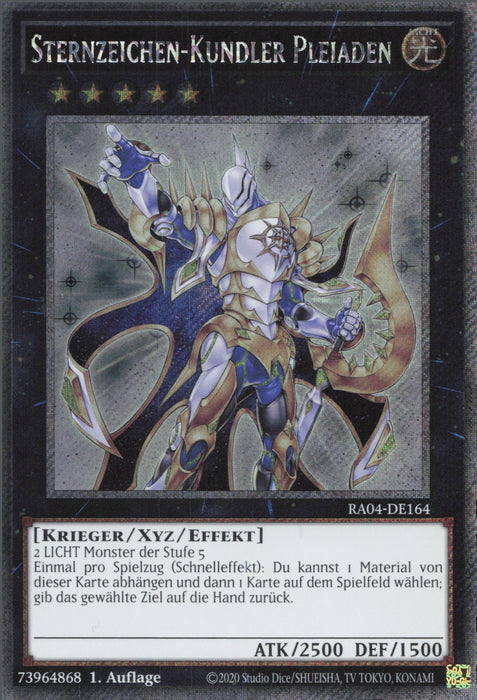 Sternzeichen-Kundler Pleiaden (V.1) RA04-DE164 Platinum Secret Rare Deutsch