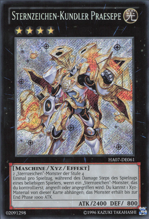 Sternzeichen-Kundler Praesepe HA07-DE061 Secret Rare Deutsch