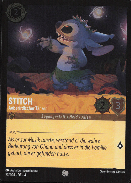 Stitch - Außerirdischer Tanzer 4URS-023 Common Deutsch