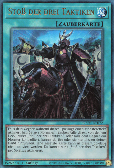 Stoß der drei Taktiken (V.7) RA03-DE072 Ultimate Rare Deutsch
