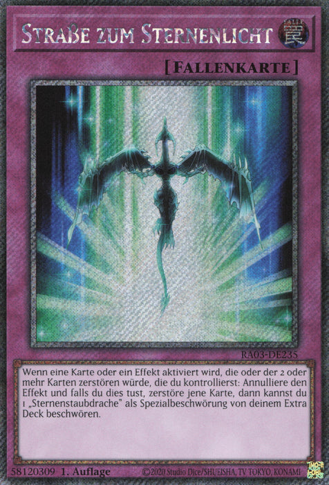 Straße zum Sternenlicht (V.1) RA03-DE235 Platinum Secret Rare Deutsch