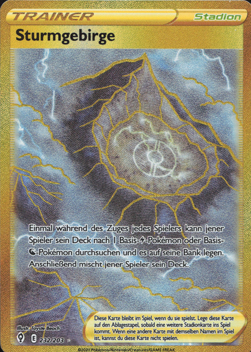 Sturmgebirge EVS-232 Secret Rare Deutsch