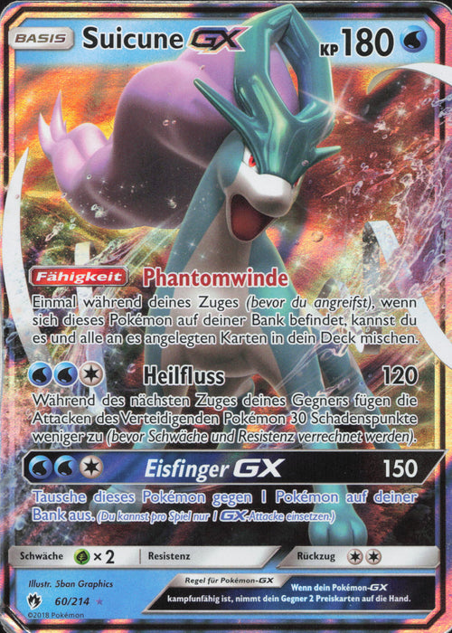 Suicune GX LOT-60 Ultra Rare Deutsch