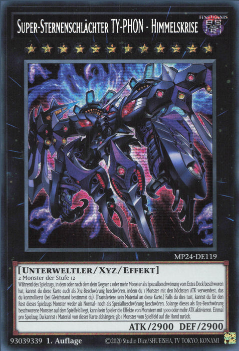 Super-Sternenschlächter TY-PHON - Himmelskrise MP24-DE119 Secret Rare Deutsch