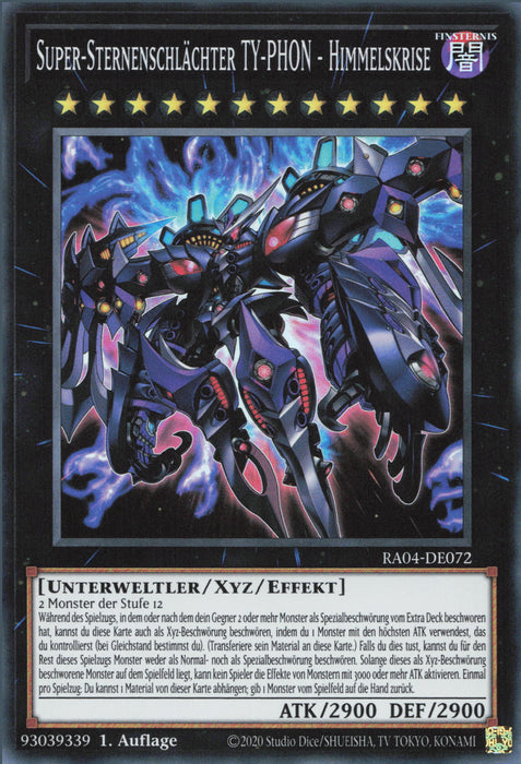 Super-Sternenschlächter TY-PHON - Himmelskrise (V.1) RA04-DE072 Super Rare Deutsch