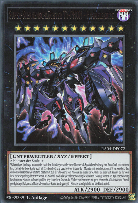 Super-Sternenschlächter TY-PHON - Himmelskrise (V.2) RA04-DE072 Ultra Rare Deutsch