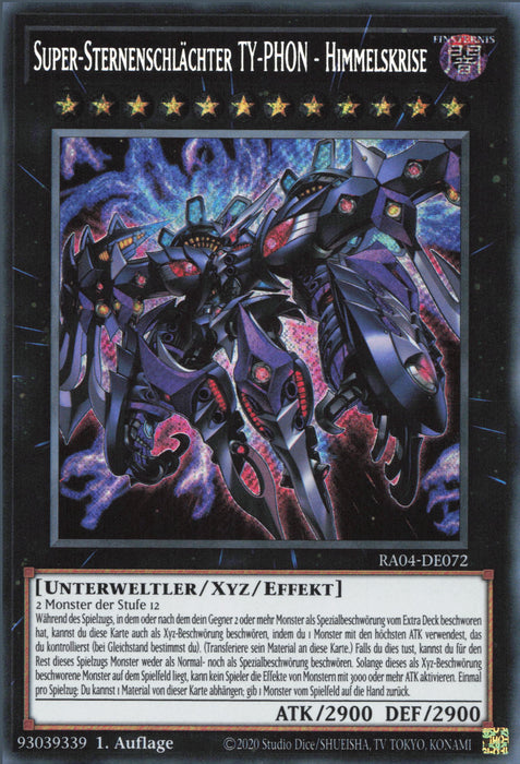 Super-Sternenschlächter TY-PHON - Himmelskrise (V.3) RA04-DE072 Secret Rare Deutsch