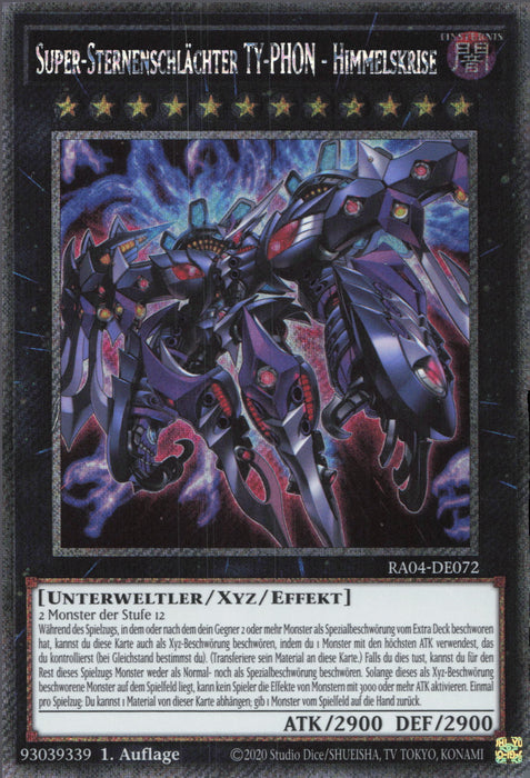Super-Sternenschlächter TY-PHON - Himmelskrise (V.4) RA04-DE072 Platinum Secret Rare Deutsch