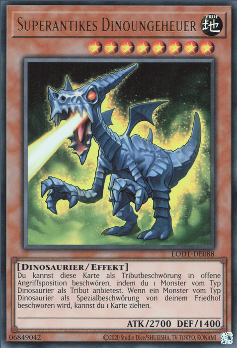 Superantikes Dinoungeheuer (V.2) LODT-DE088 Ultra Rare Deutsch