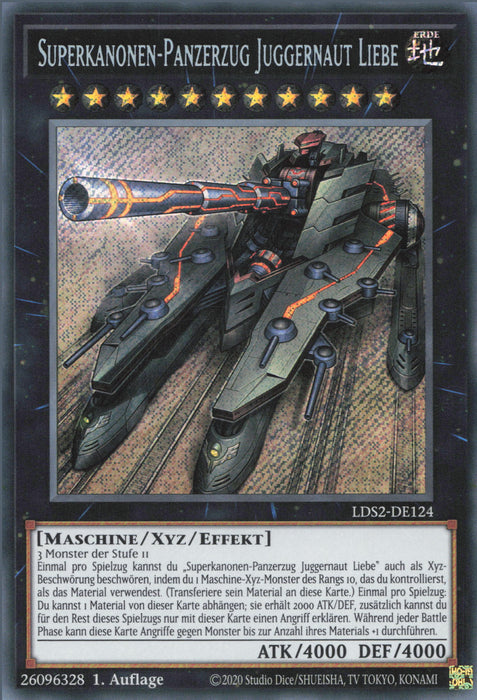 Superkanonen-Panzerzug Juggernaut Liebe LDS2-DE124 Secret Rare