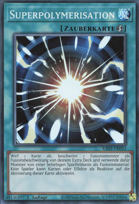 Superpolymerisation (V.1) RA03-DE053 Super Rare Deutsch
