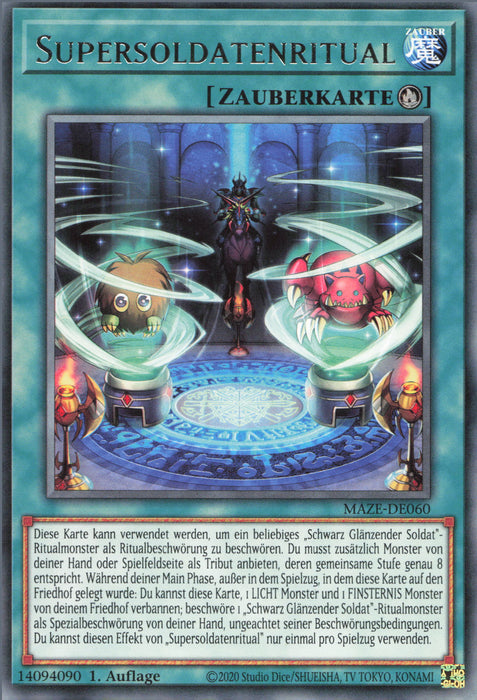 Supersoldatenritual MAZE-DE060 Rare Deutsch